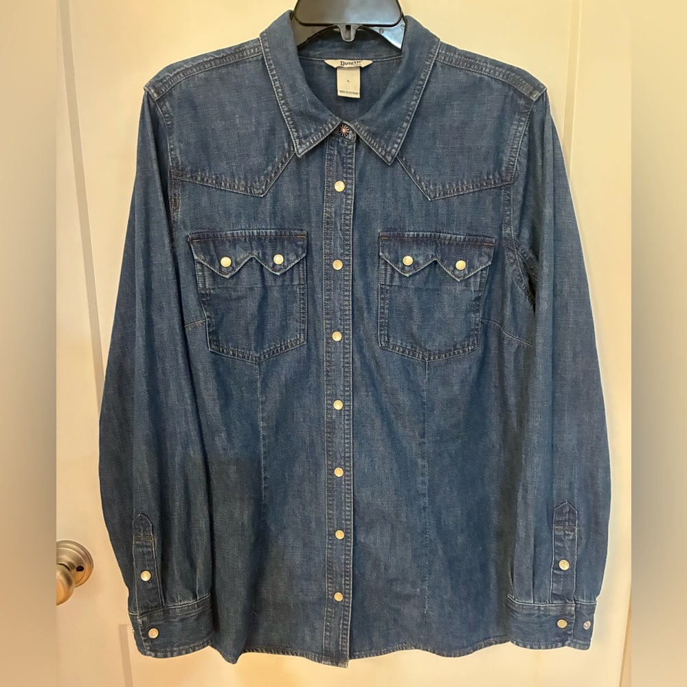 Duluth Women's Fence Mender Denim Shirt